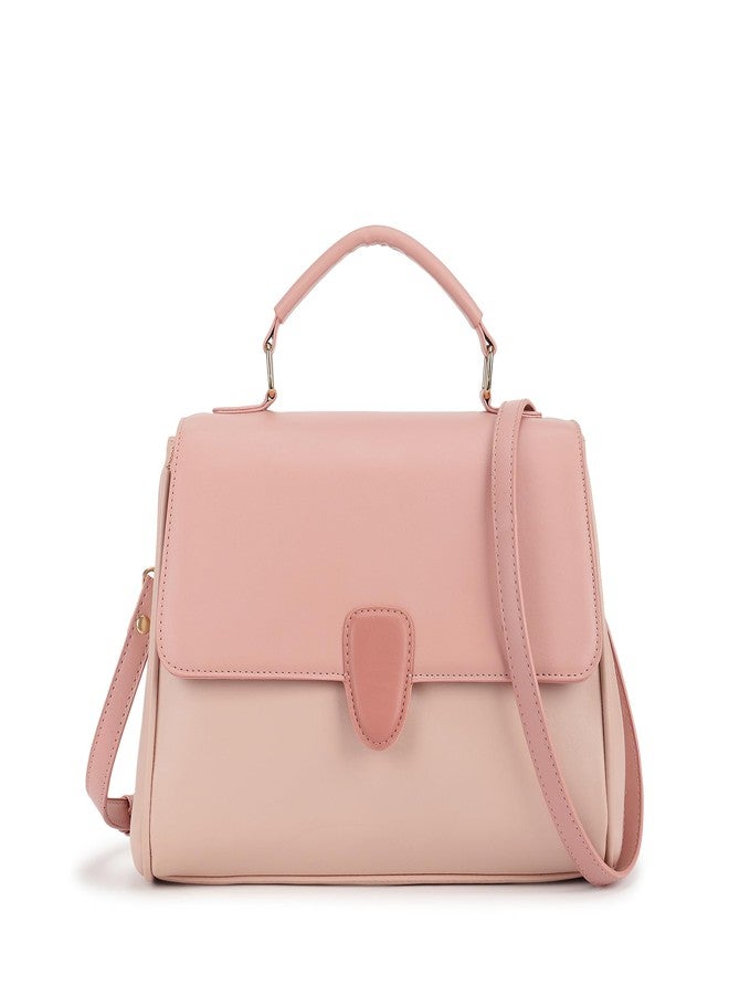 Fastrack Daily Drip Satchel Bag for Women | Medium Size with Magnetic Flap, Top Zip Closure, Inner Access Pocket & Detachable Sling Strap | Stylish 4.9L Satchel for Everyday Use - Image 1